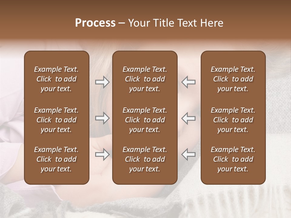 Little Blankets Shoulders PowerPoint Template