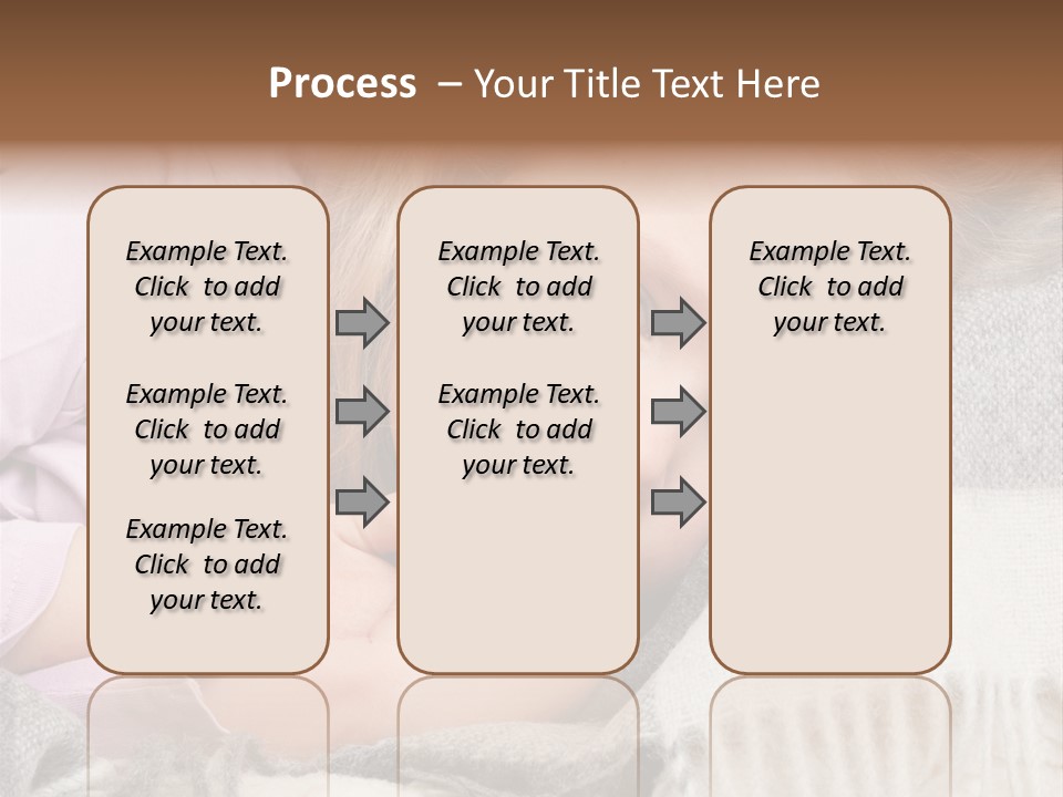 Little Blankets Shoulders PowerPoint Template