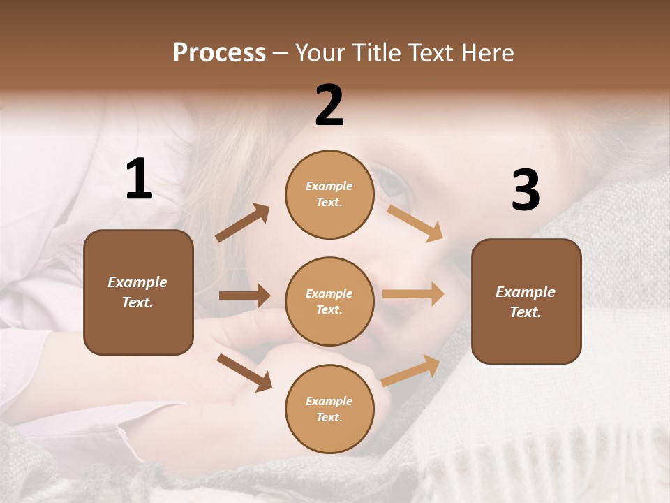 Little Blankets Shoulders PowerPoint Template