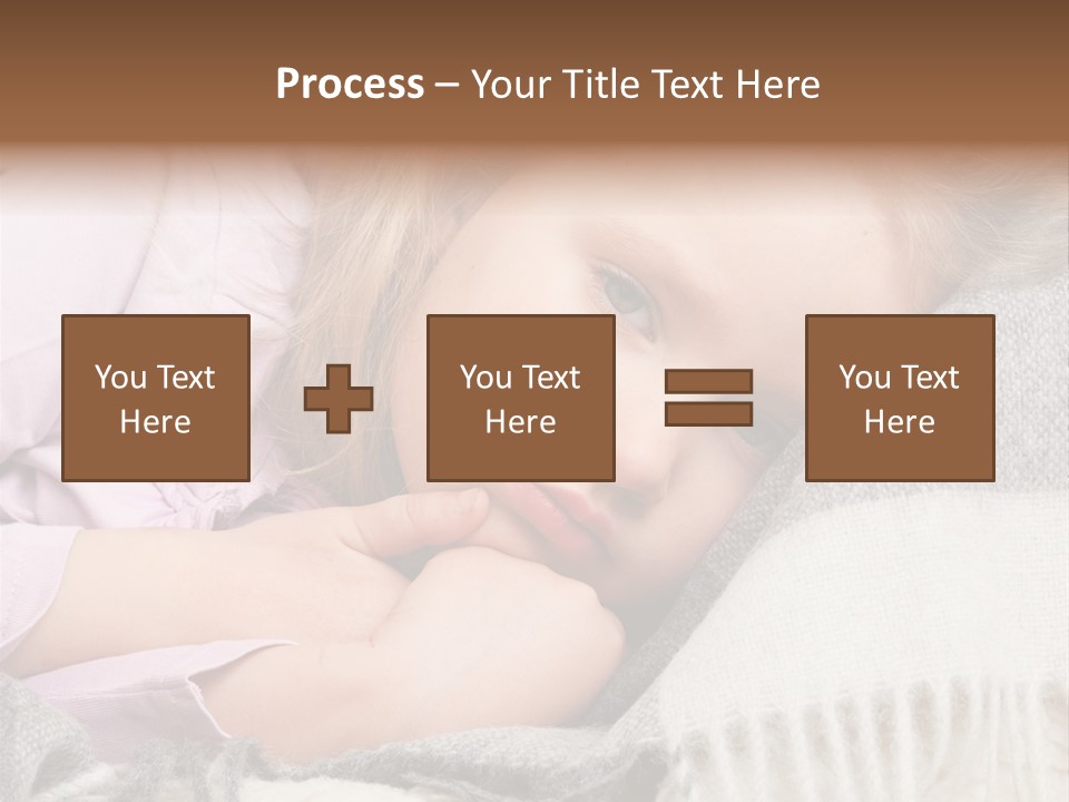 Little Blankets Shoulders PowerPoint Template