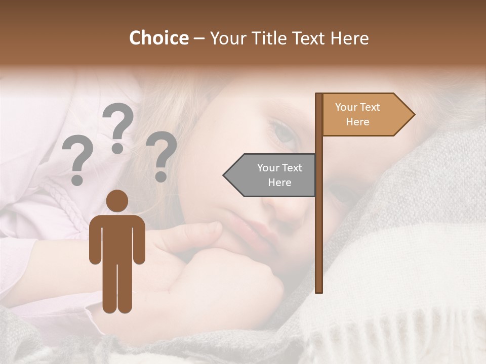 Little Blankets Shoulders PowerPoint Template