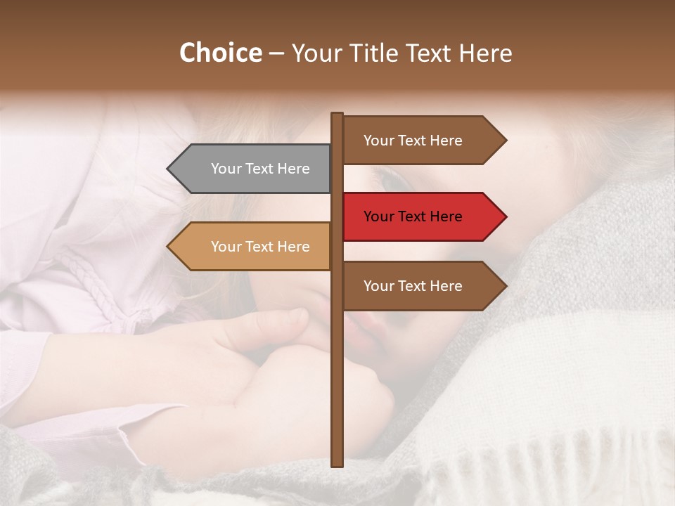 Little Blankets Shoulders PowerPoint Template