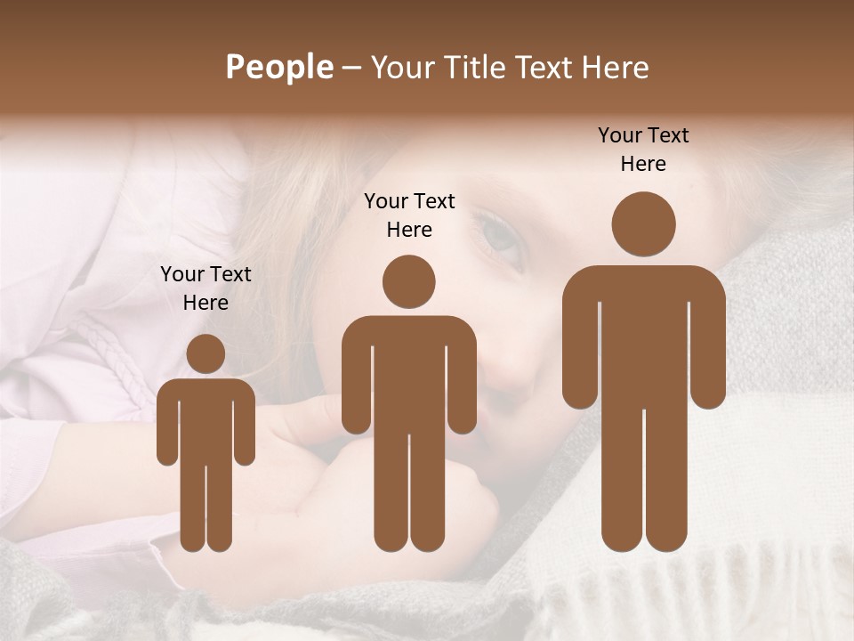 Little Blankets Shoulders PowerPoint Template