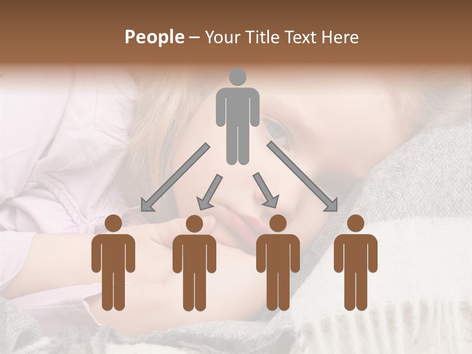 Little Blankets Shoulders PowerPoint Template