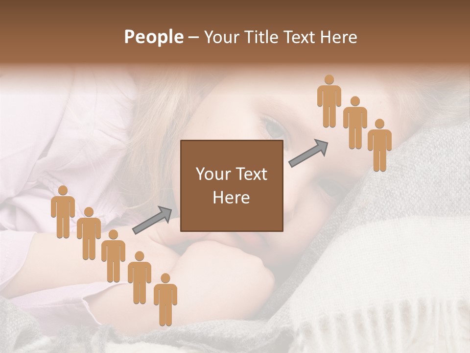Little Blankets Shoulders PowerPoint Template