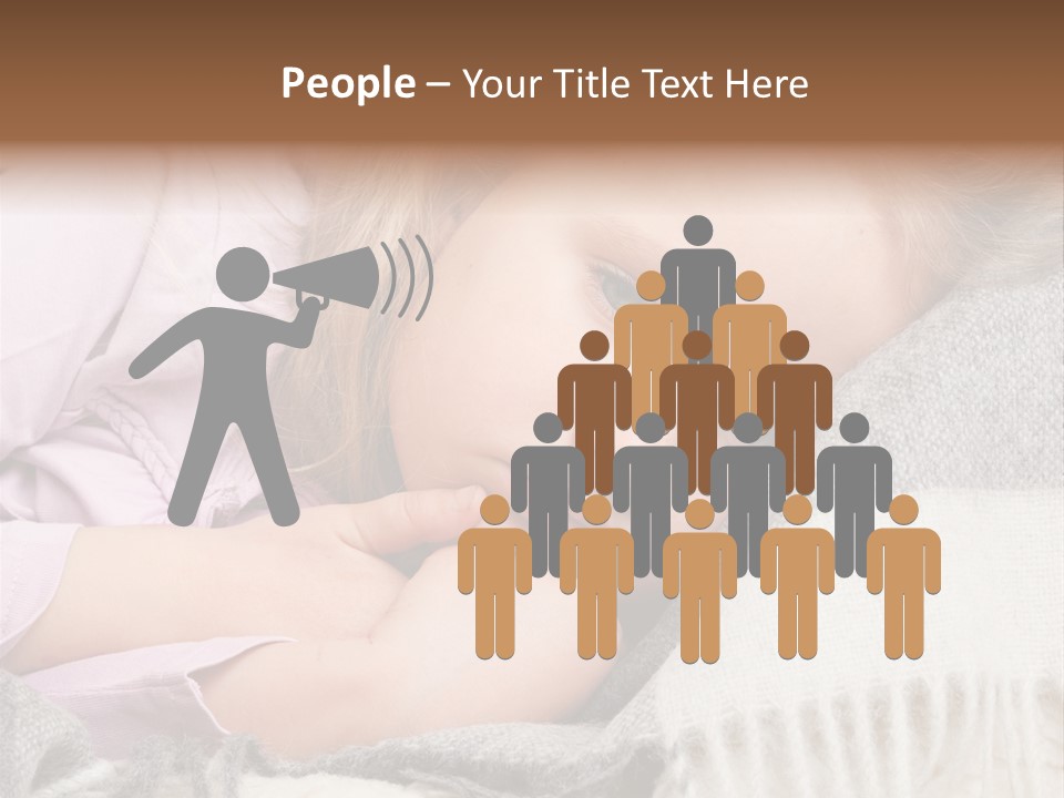 Little Blankets Shoulders PowerPoint Template