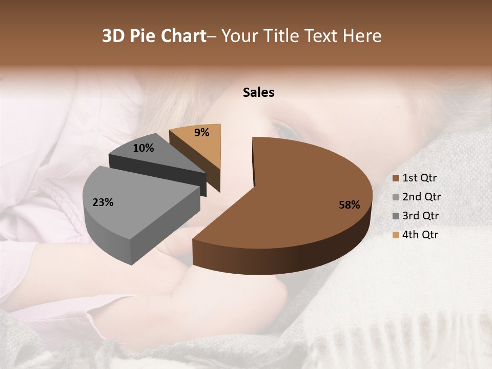 Little Blankets Shoulders PowerPoint Template