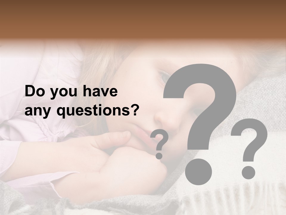 Little Blankets Shoulders PowerPoint Template