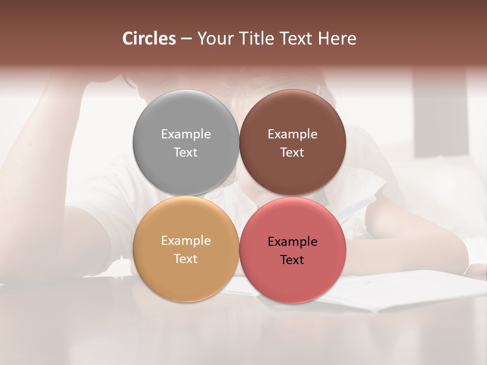 Dad Child Men PowerPoint Template