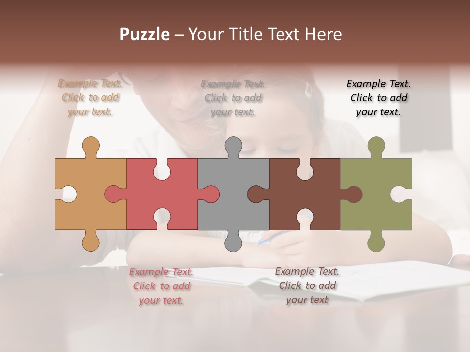 Dad Child Men PowerPoint Template