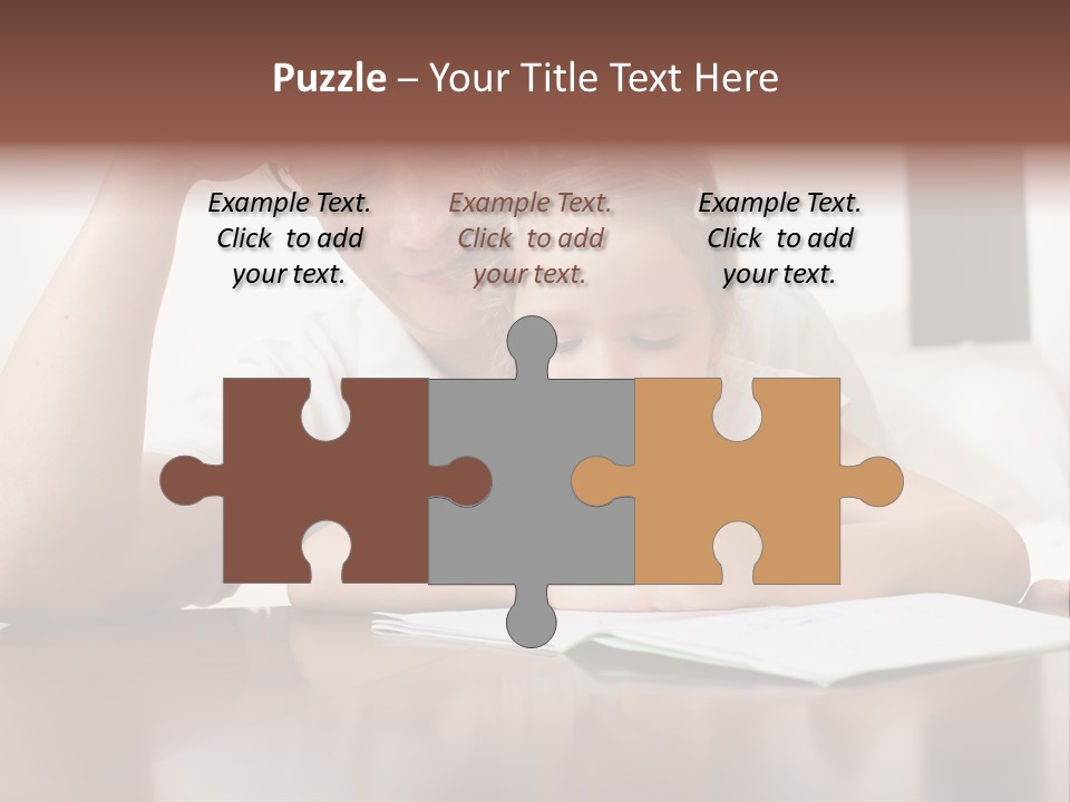 Dad Child Men PowerPoint Template