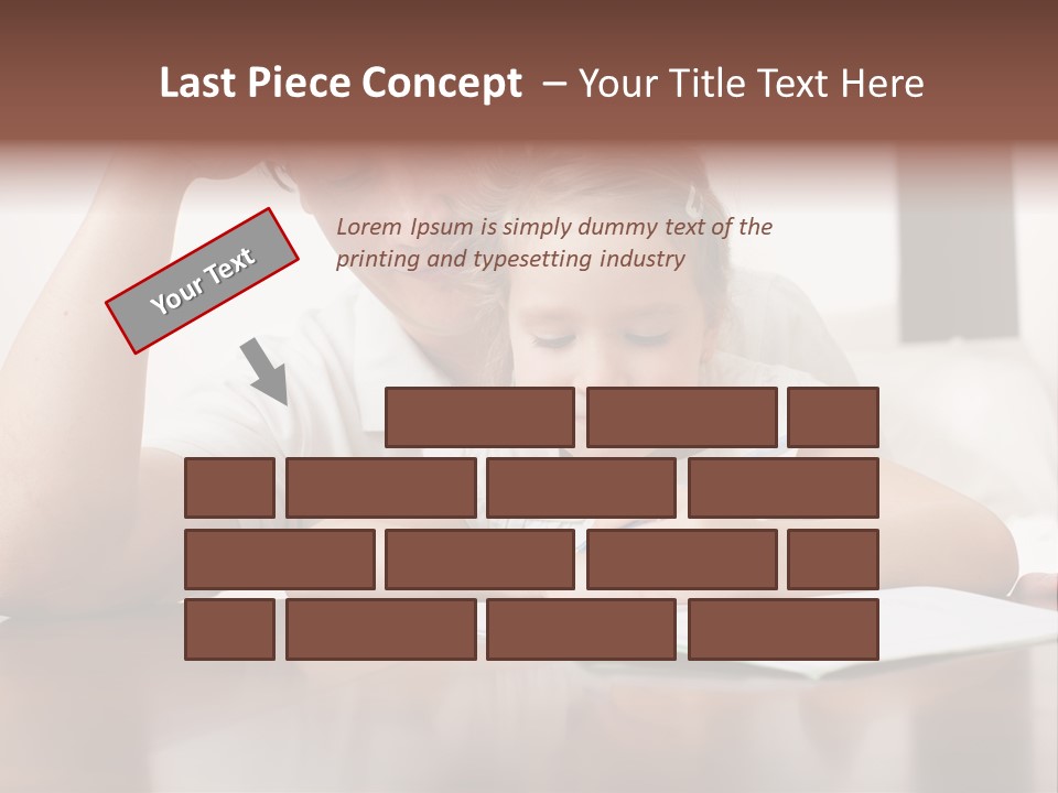 Dad Child Men PowerPoint Template