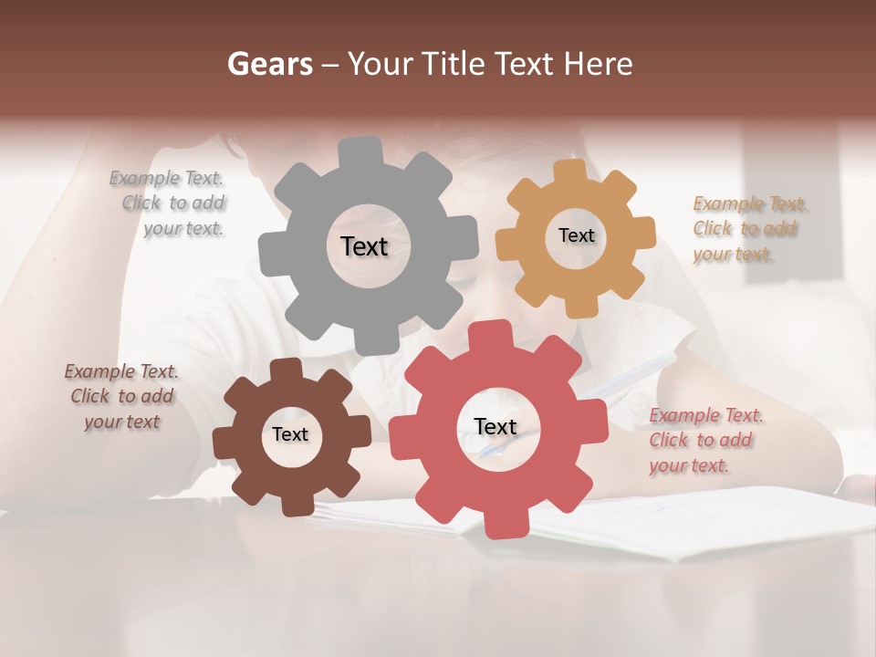 Dad Child Men PowerPoint Template