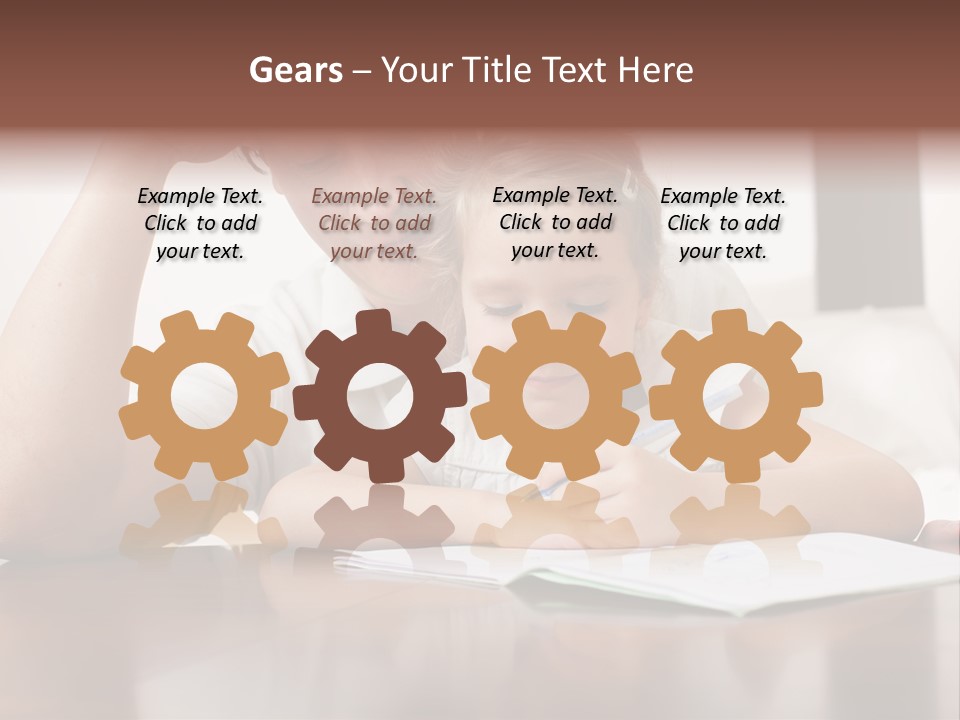 Dad Child Men PowerPoint Template