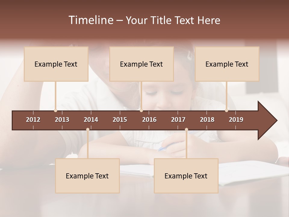 Dad Child Men PowerPoint Template