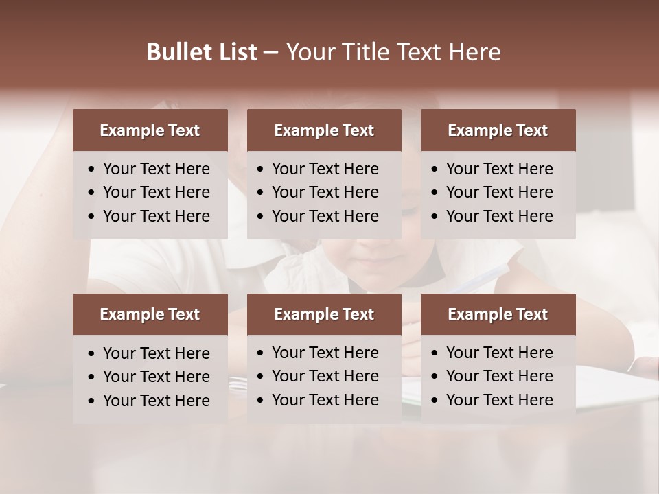 Dad Child Men PowerPoint Template