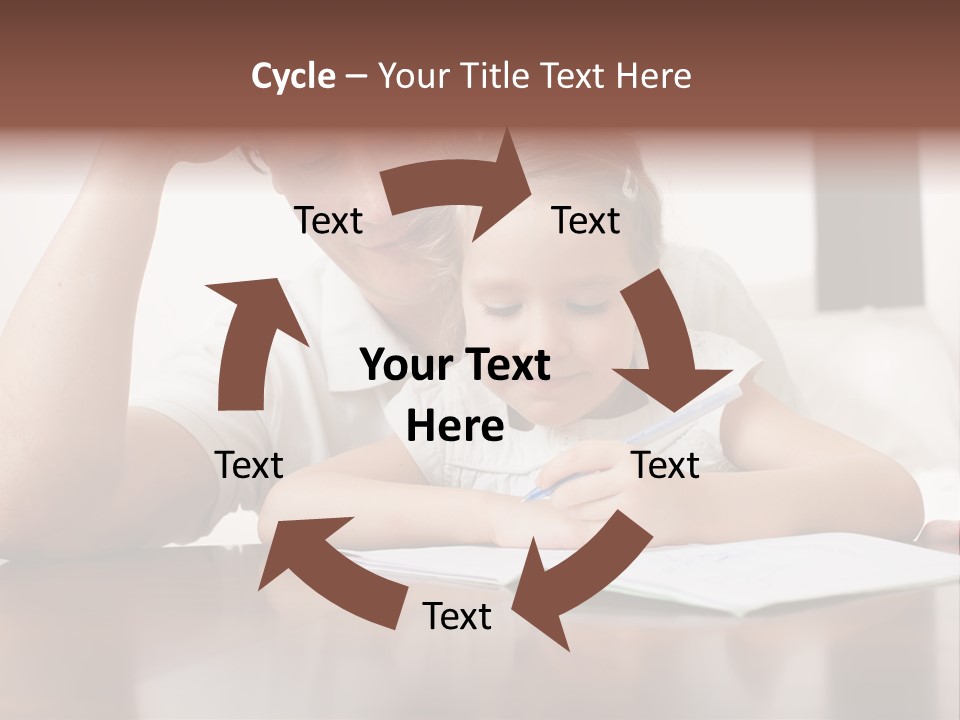 Dad Child Men PowerPoint Template