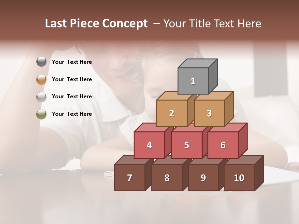 Dad Child Men PowerPoint Template