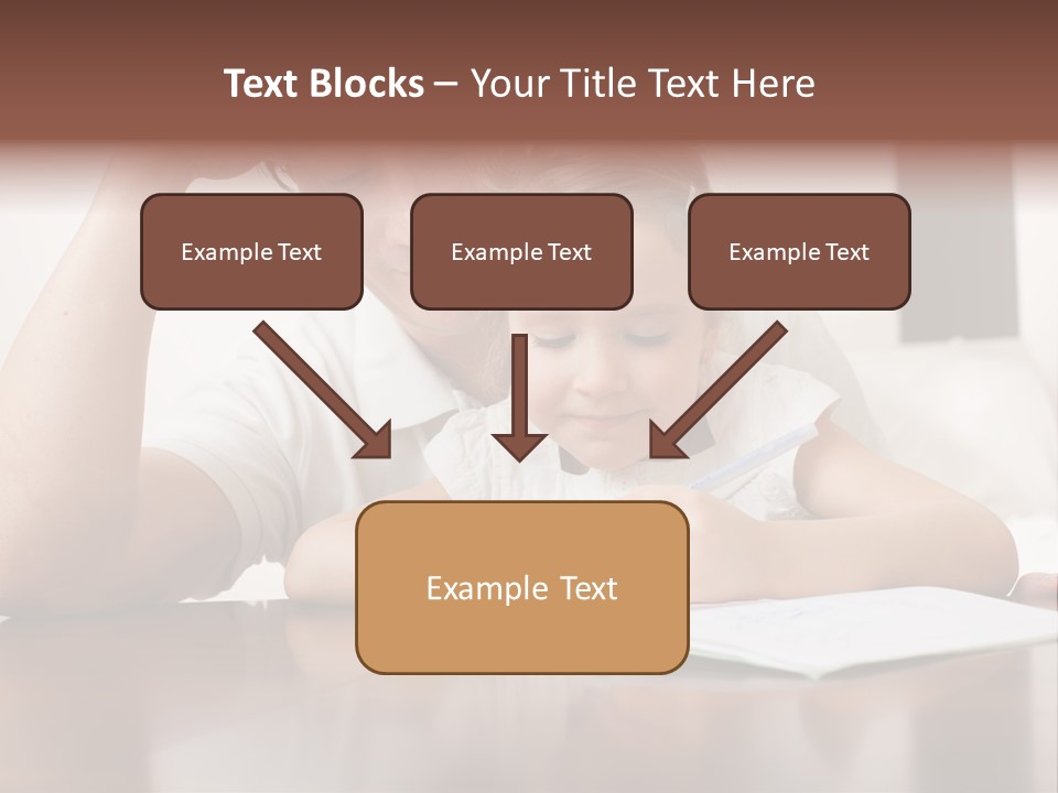 Dad Child Men PowerPoint Template