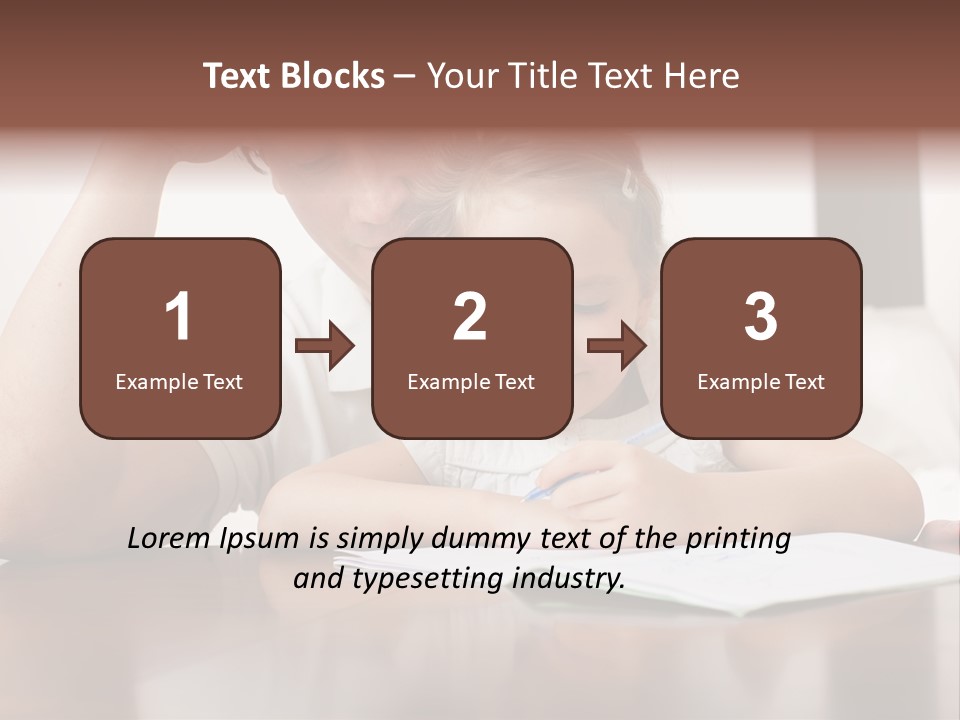 Dad Child Men PowerPoint Template