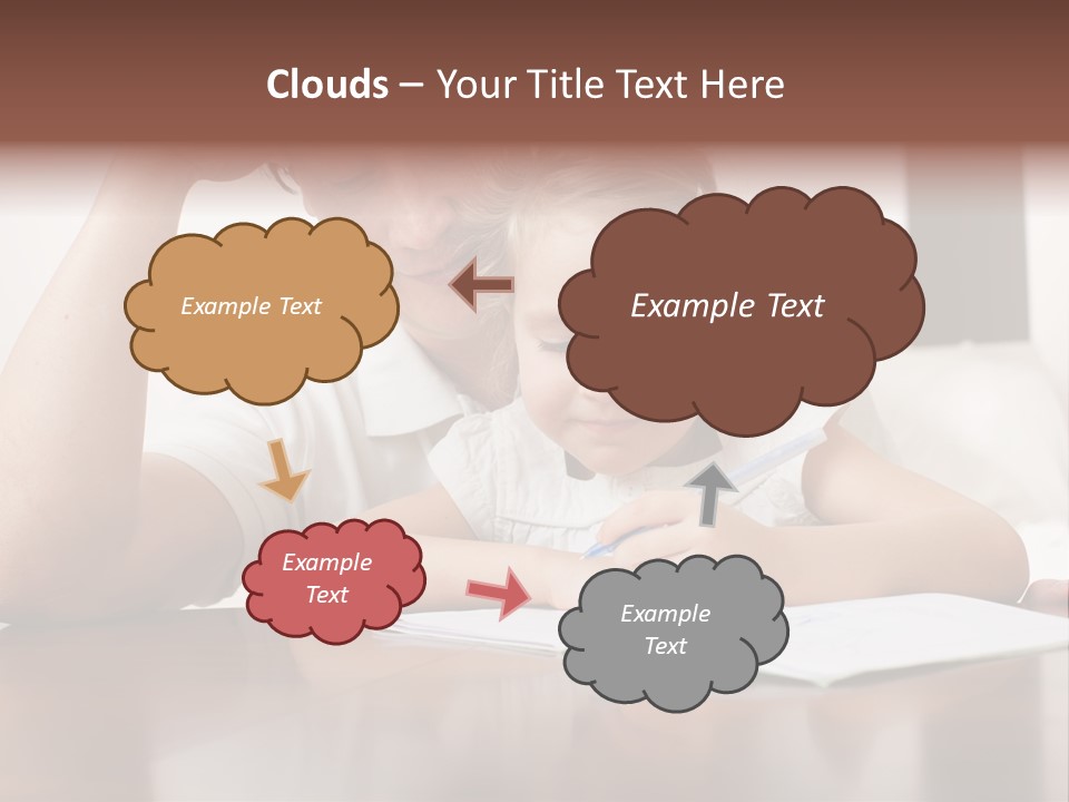 Dad Child Men PowerPoint Template