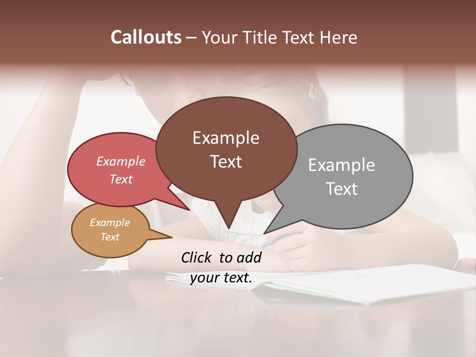 Dad Child Men PowerPoint Template