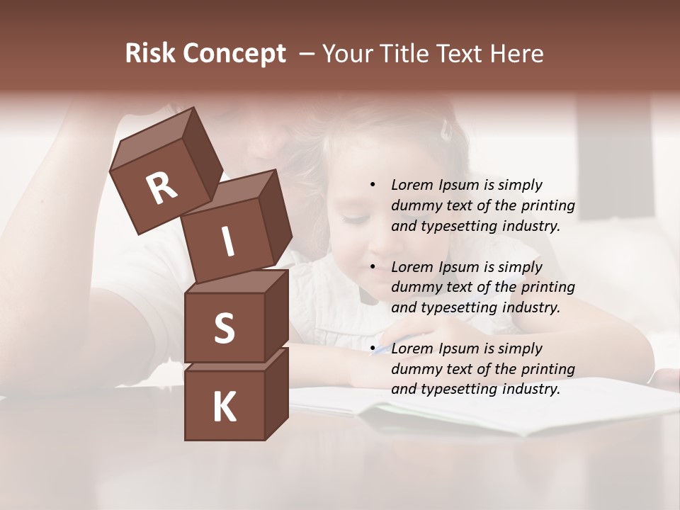 Dad Child Men PowerPoint Template