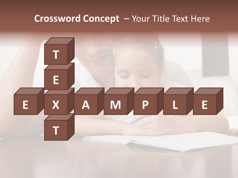 Dad Child Men PowerPoint Template