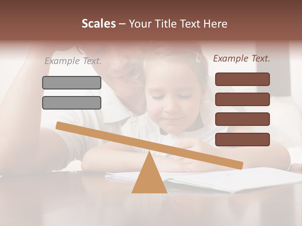 Dad Child Men PowerPoint Template