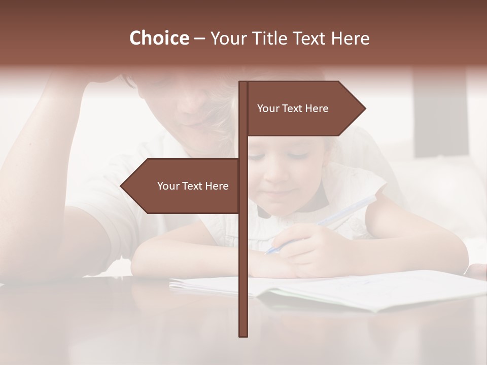 Dad Child Men PowerPoint Template