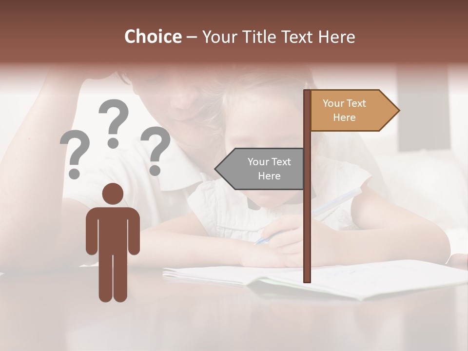 Dad Child Men PowerPoint Template