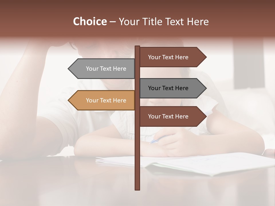 Dad Child Men PowerPoint Template