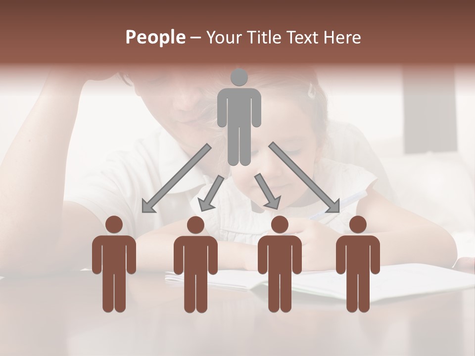 Dad Child Men PowerPoint Template