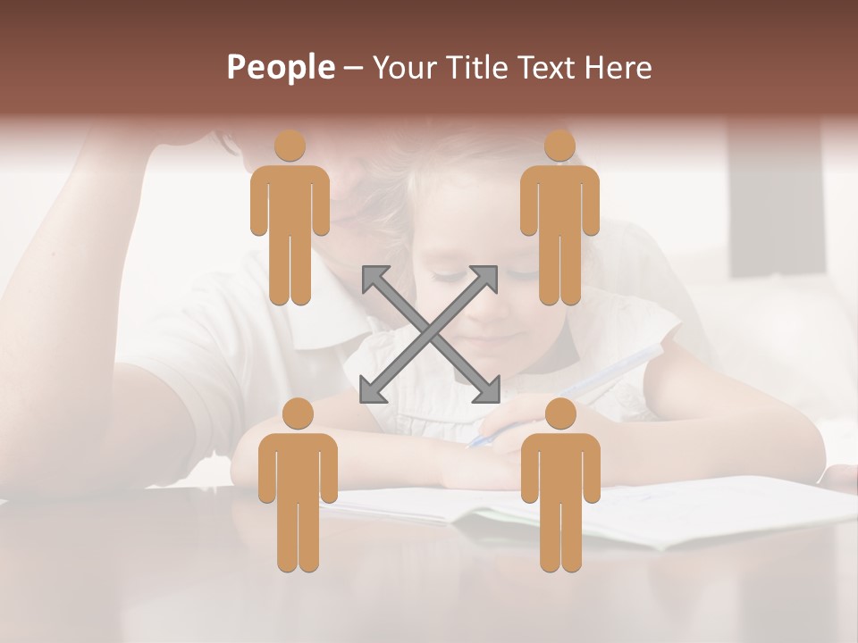 Dad Child Men PowerPoint Template