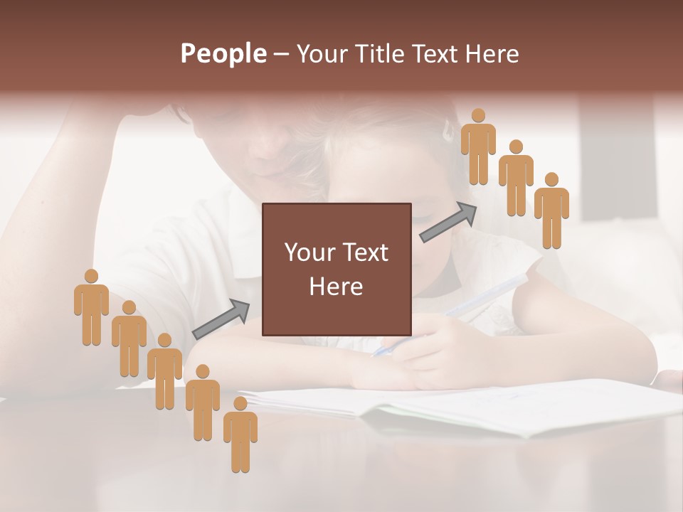 Dad Child Men PowerPoint Template