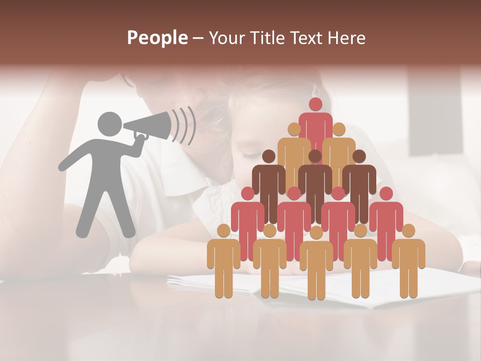 Dad Child Men PowerPoint Template