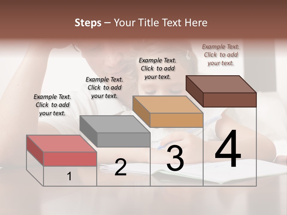 Dad Child Men PowerPoint Template
