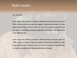 Lizard Threatened Green PowerPoint Template
