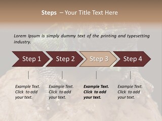 Lizard Threatened Green PowerPoint Template