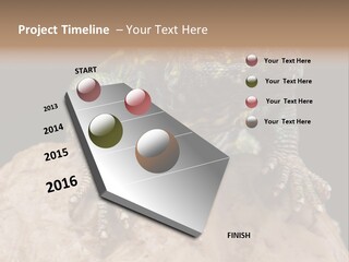 Lizard Threatened Green PowerPoint Template