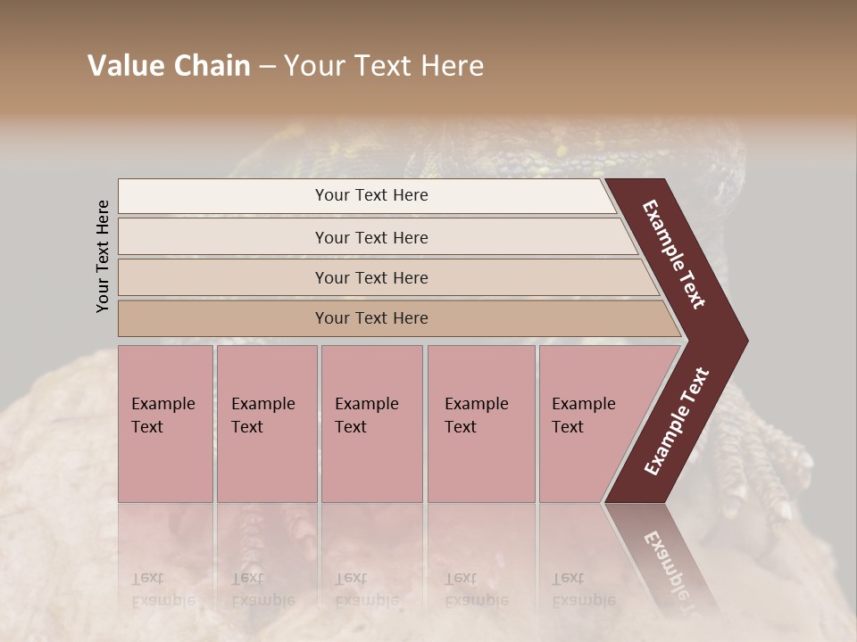 Lizard Threatened Green PowerPoint Template