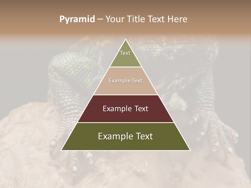 Lizard Threatened Green PowerPoint Template