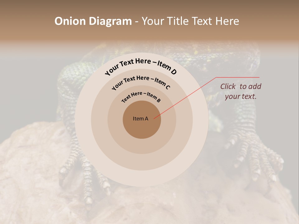 Lizard Threatened Green PowerPoint Template