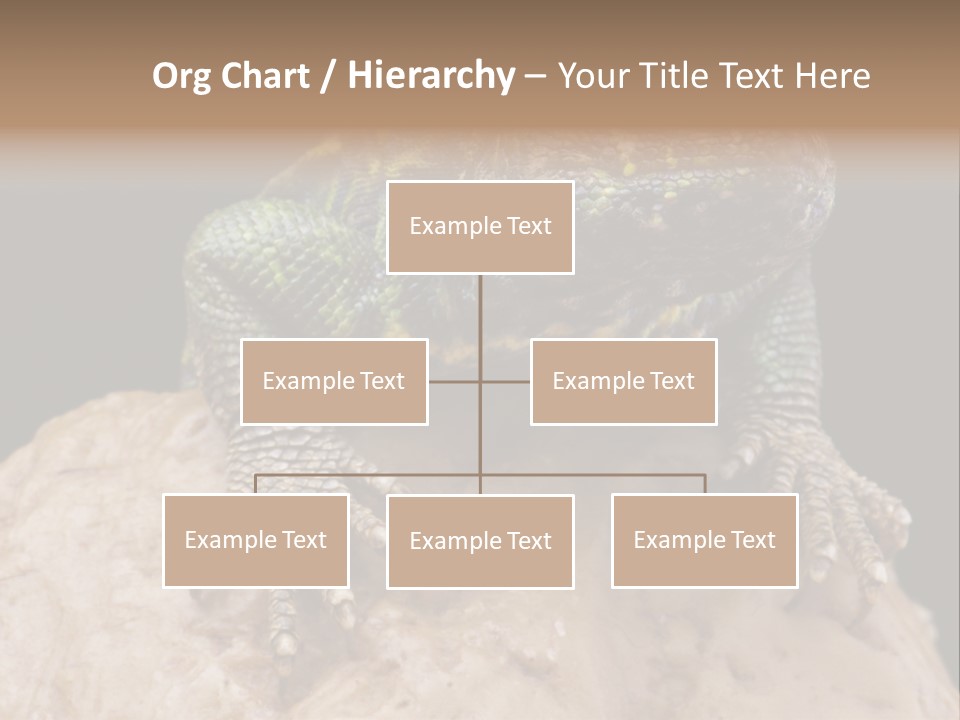 Lizard Threatened Green PowerPoint Template