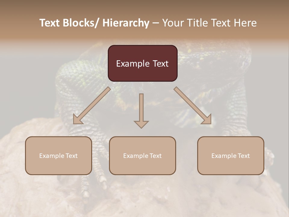 Lizard Threatened Green PowerPoint Template