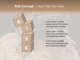 Lizard Threatened Green PowerPoint Template