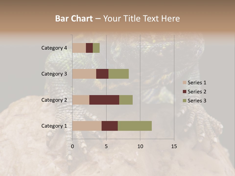 Lizard Threatened Green PowerPoint Template