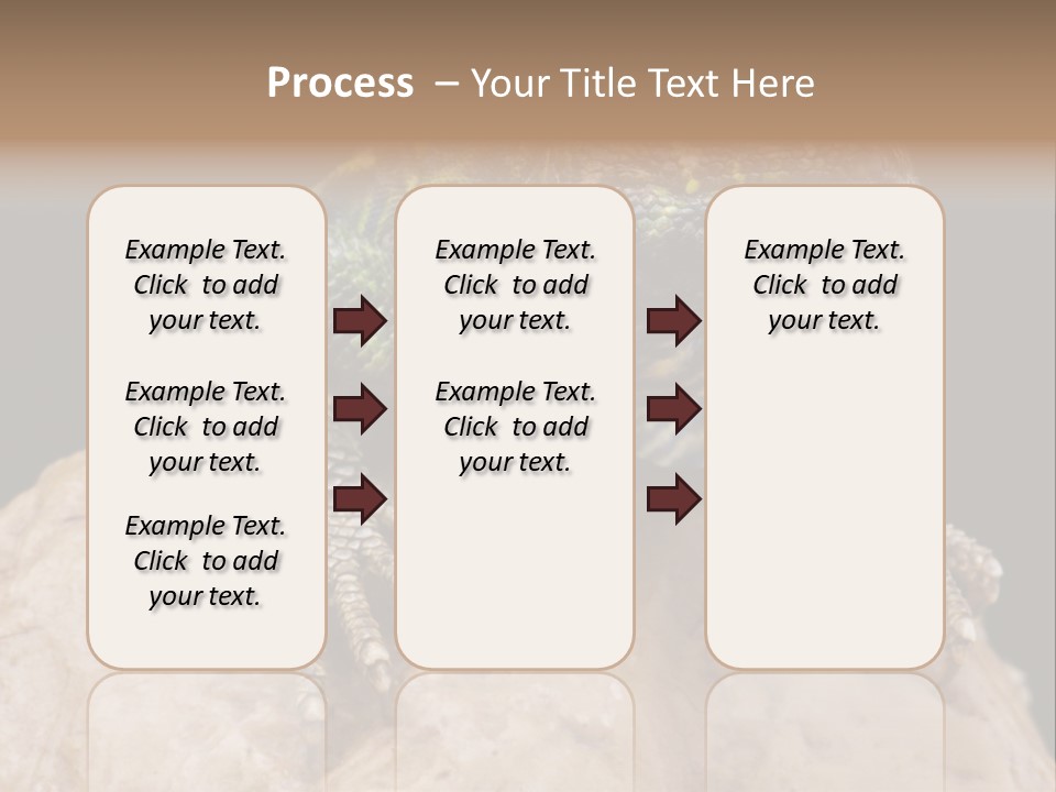 Lizard Threatened Green PowerPoint Template
