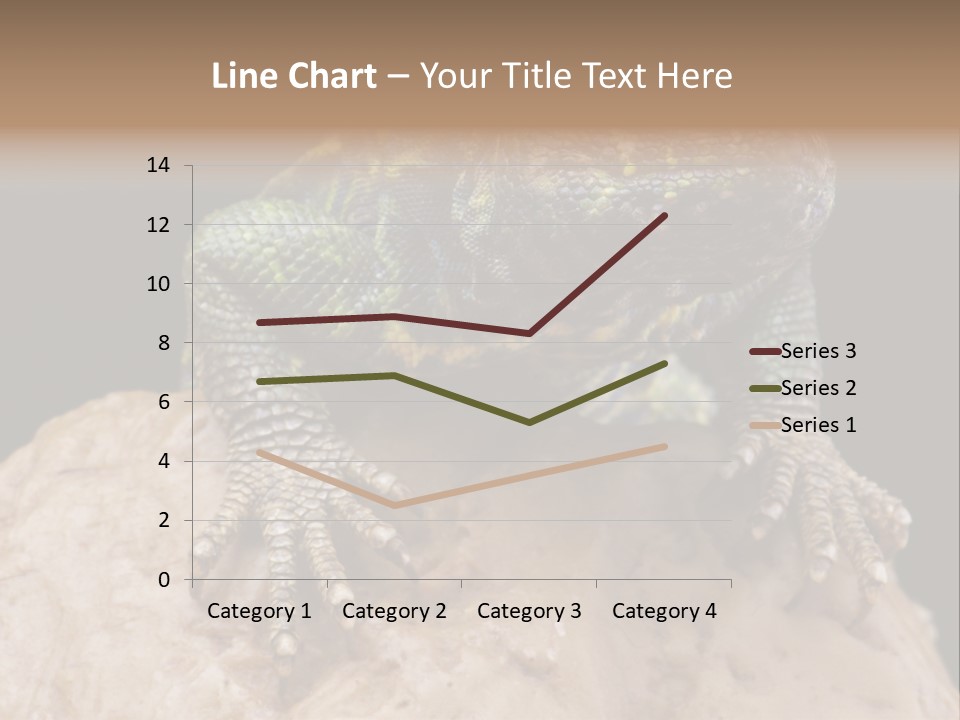 Lizard Threatened Green PowerPoint Template