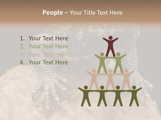 Lizard Threatened Green PowerPoint Template